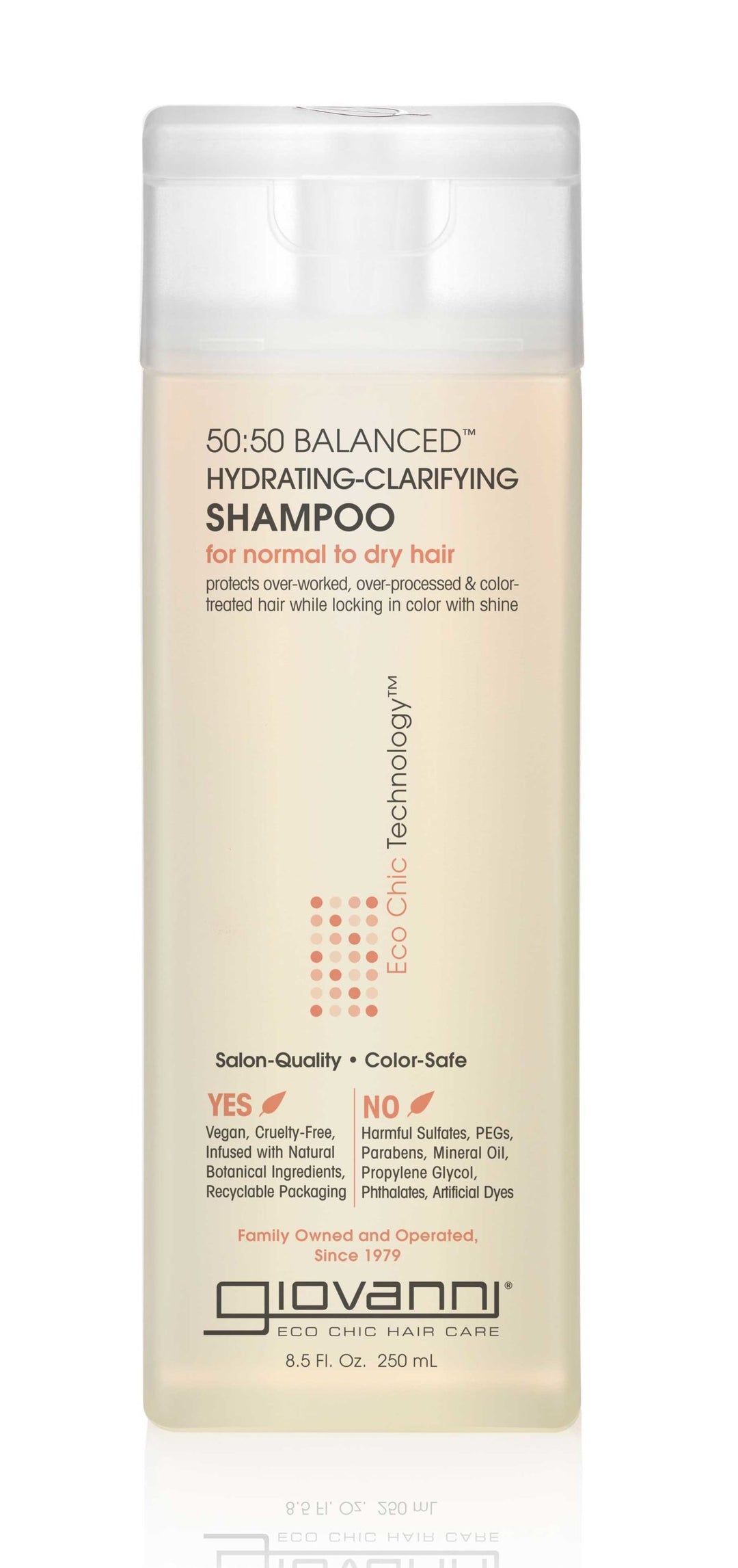 Giovanni 50/50 Balanced Hydrating Clarifying Shampoo 250ml
