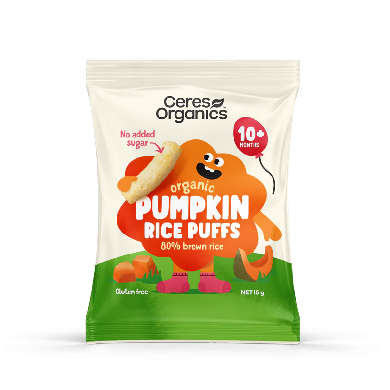 Pumpkin Brown Rice Puffs