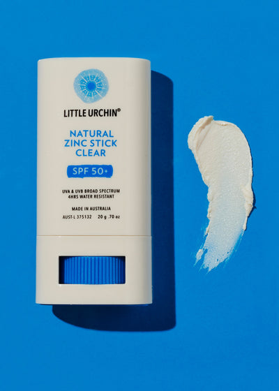 Little Urchin Natural Clear Zinc Stick SPF50+ 20g