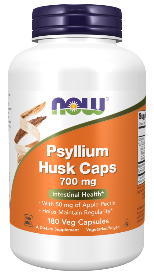 Psyllium Husk 700mg + Pectin 180caps