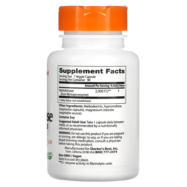 Drs Best Nattakinase (2,000 FU) 90vc