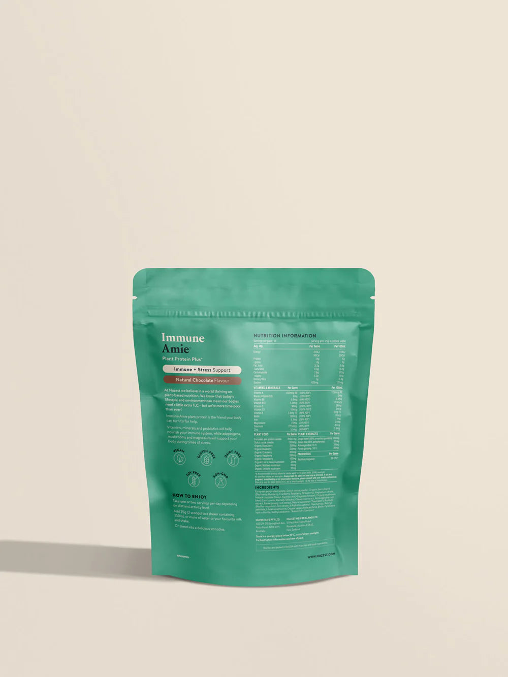 Protein Plus 250g Immune Amie Chocolate