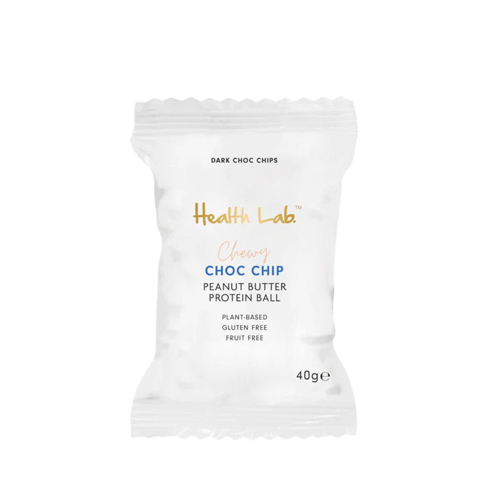 Health Lab Chewy Choc Chip PB Ball 40g