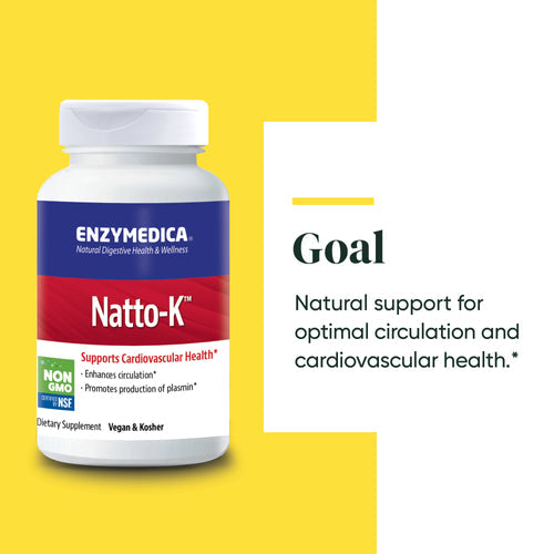 Enzymedica Nato-K 30 capsules (Exp 12/25)
