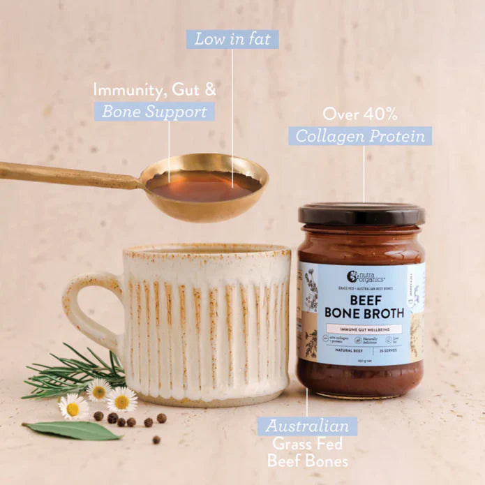 Nutra Organics Beef Bone Broth Concentrate 250g