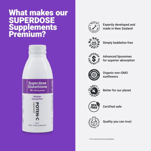 Poten-C Liposomal Glutathione 500mg 75ml