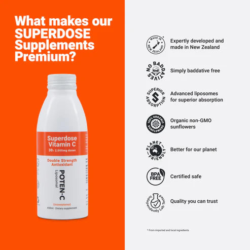 Poten-C Liposomal Vitamin C 2000mg 75ml