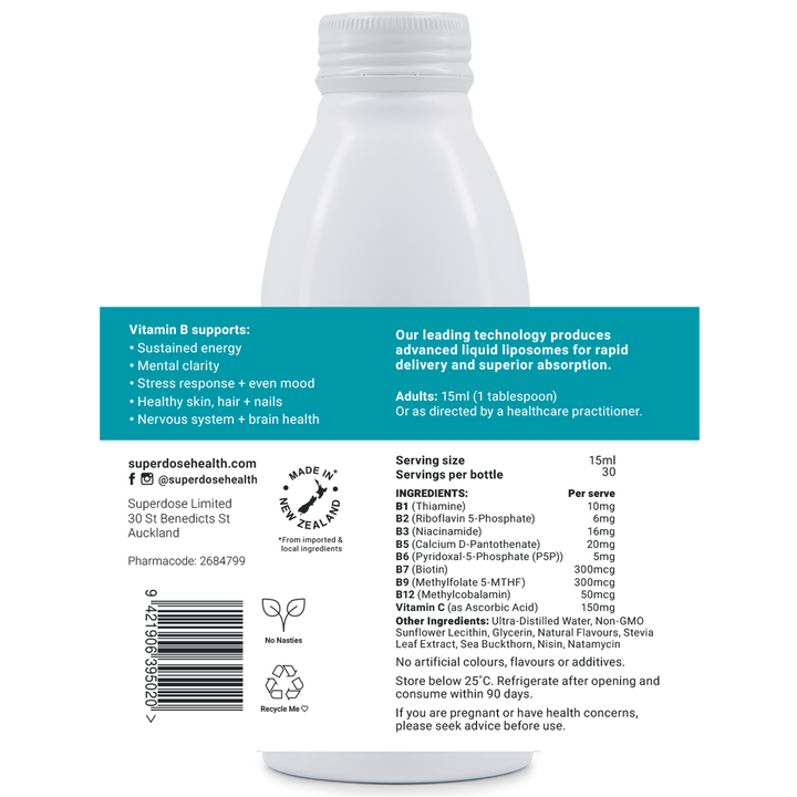 Superdose Liposomal Vitamin B