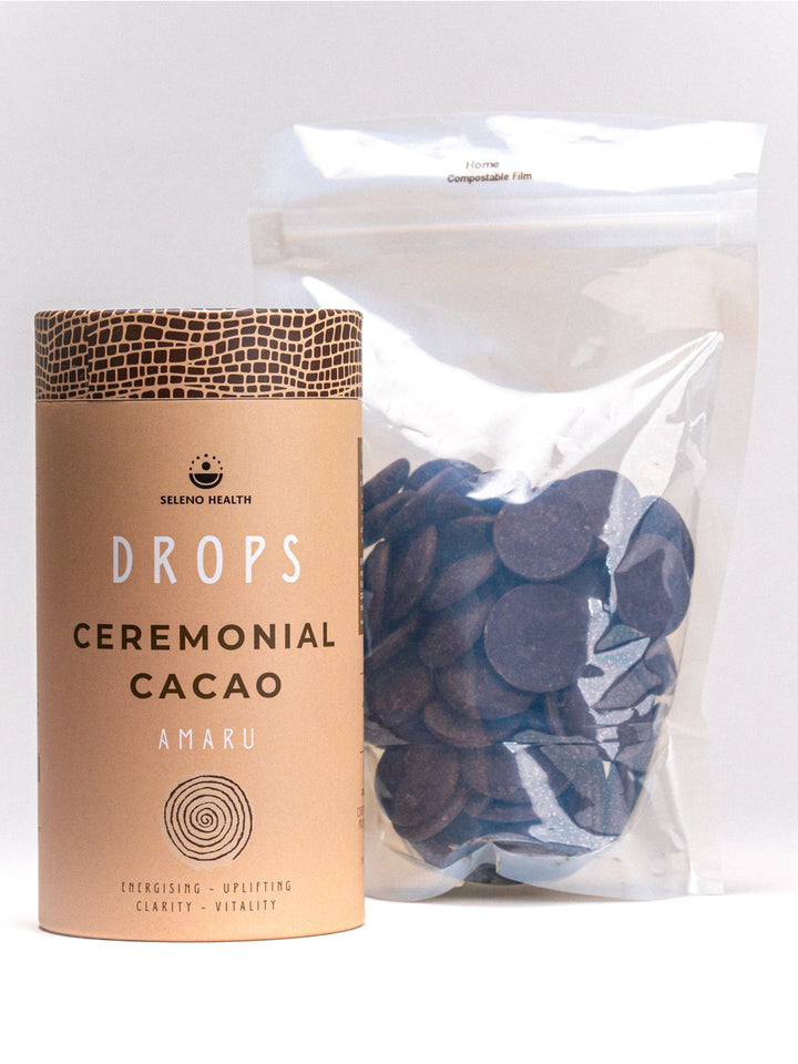 Amaru Ceremonial Cacao Paste Drops 250G