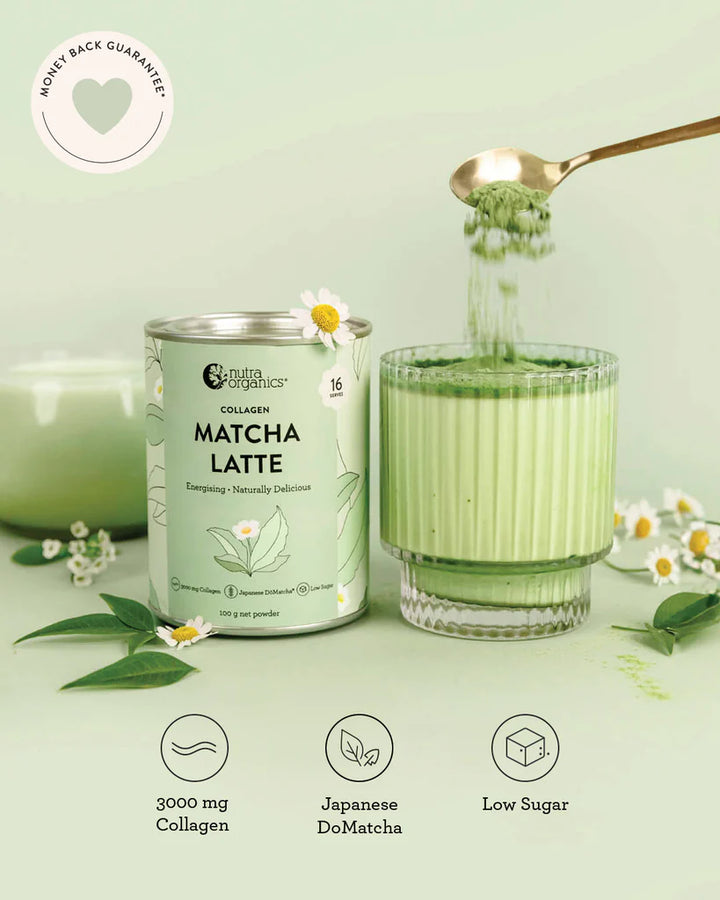 Nutra Organics Matcha Latte 100g