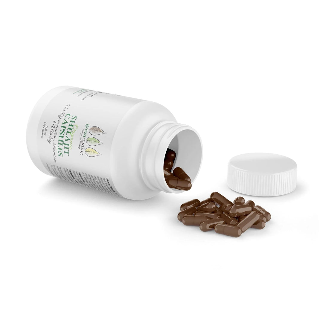 Organic Shilajit 500mg 120 Capsules