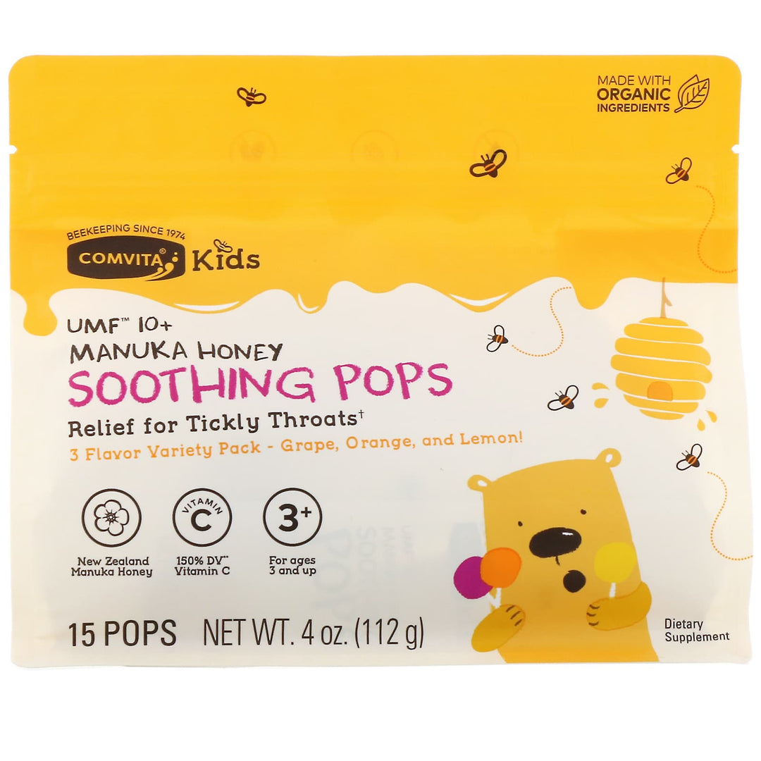Kids Soothing Manuka 15 Pop 3 Flavours