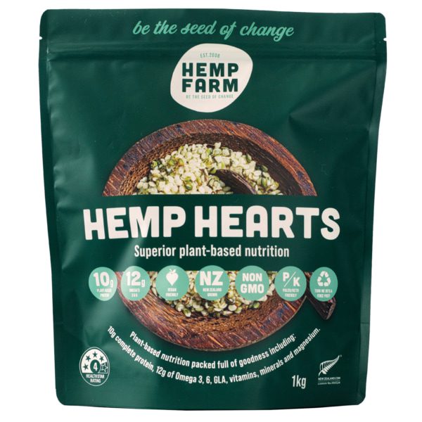 Kiwi Hemp Hearts 1Kg