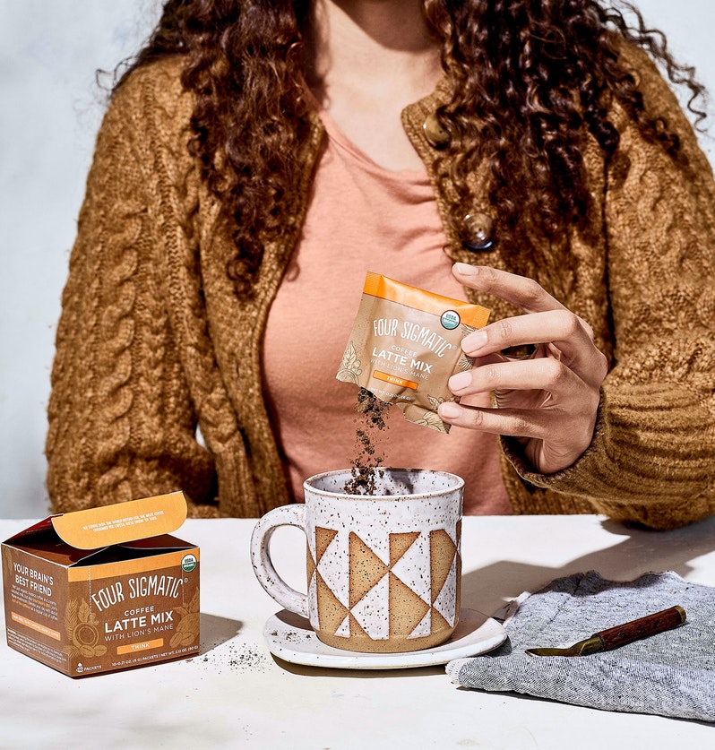 Coffee Latte With Lions Mane Singles