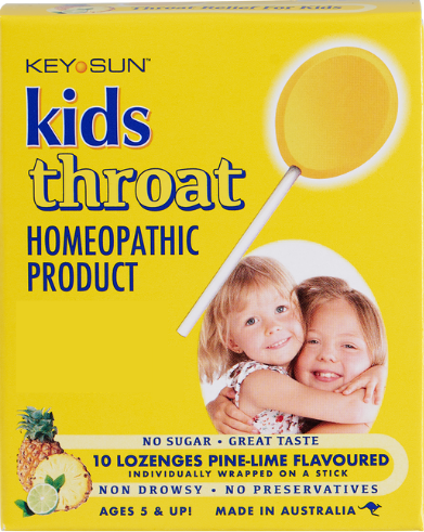 Kids Throat Pine-Lime 10 Lollipop
