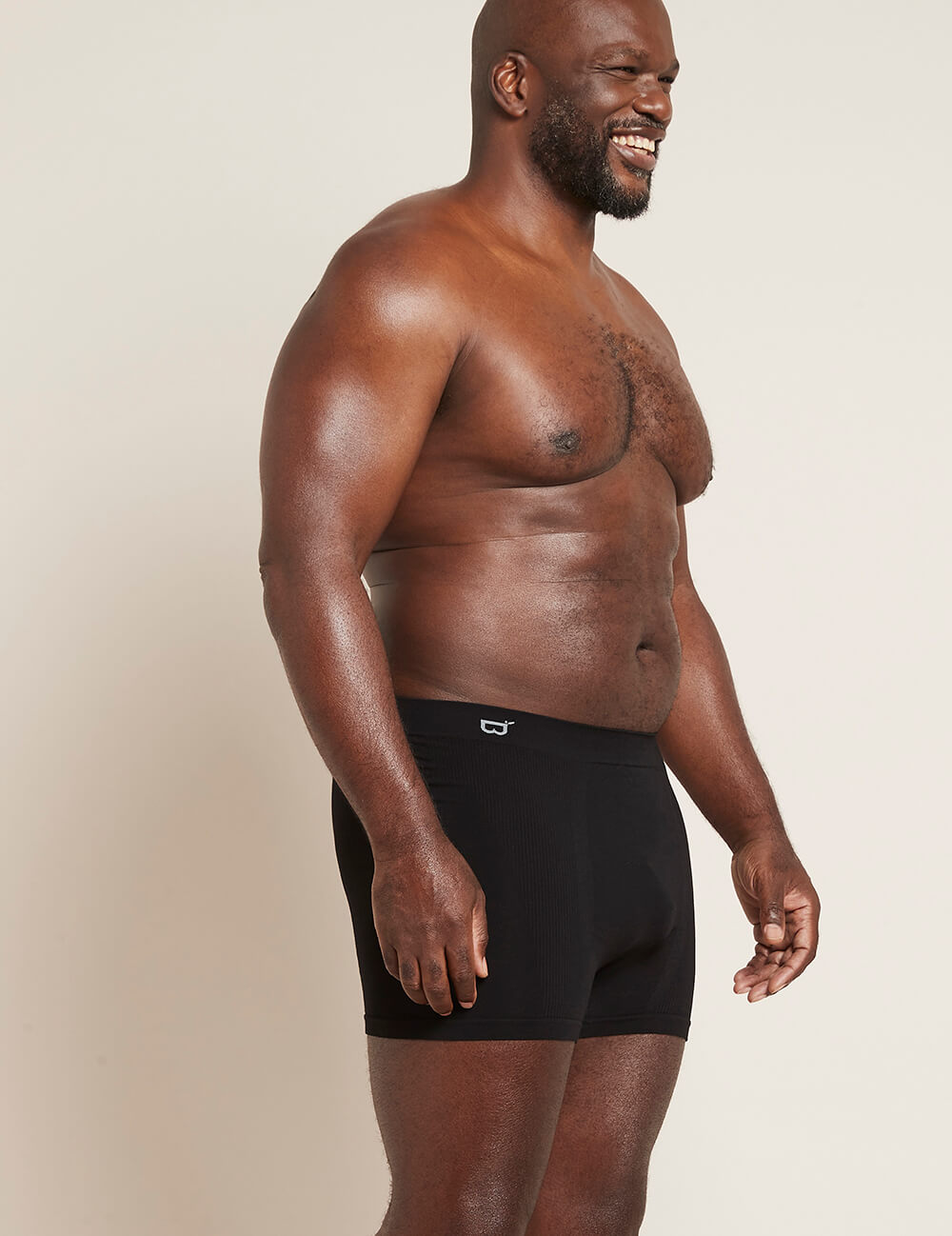 Boxers Mens Black Large