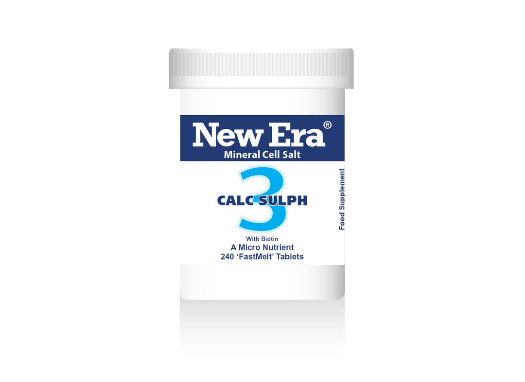 New Era No 3 Calc Sulph 240Tab