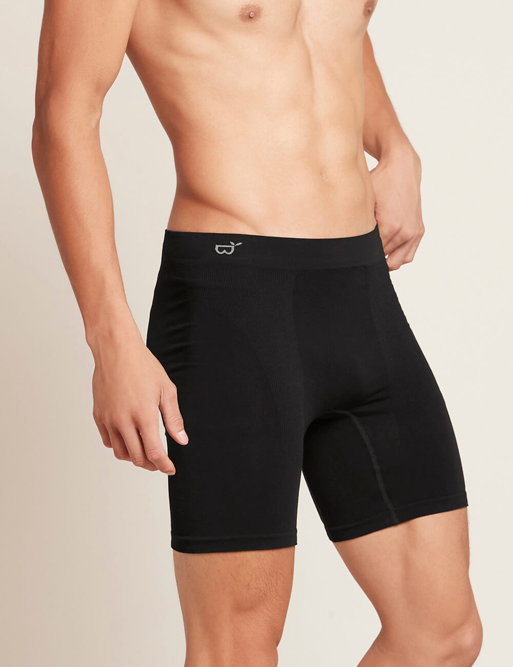 Mens Mid-Length Trunk Black S