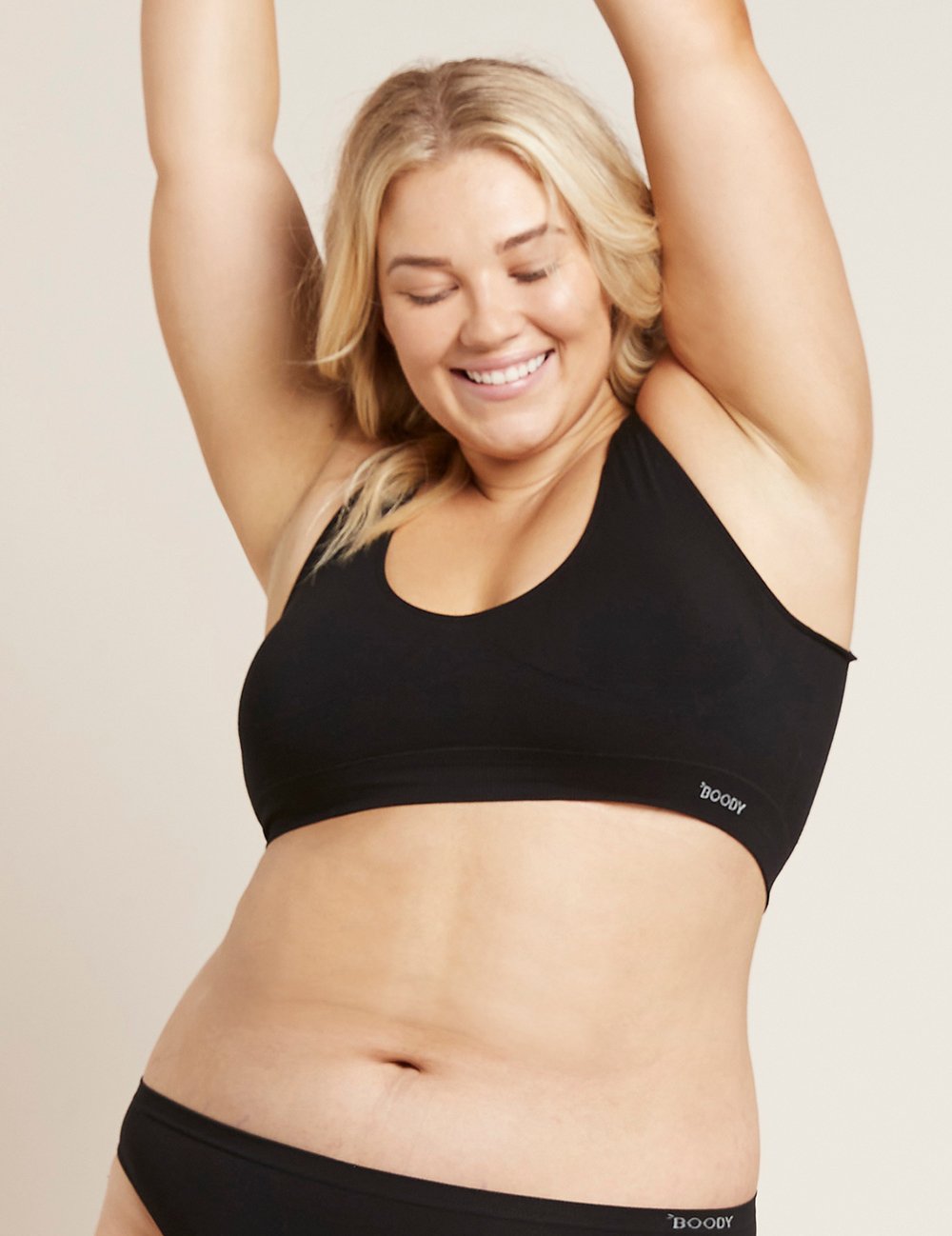 Bra Padded Black Xl