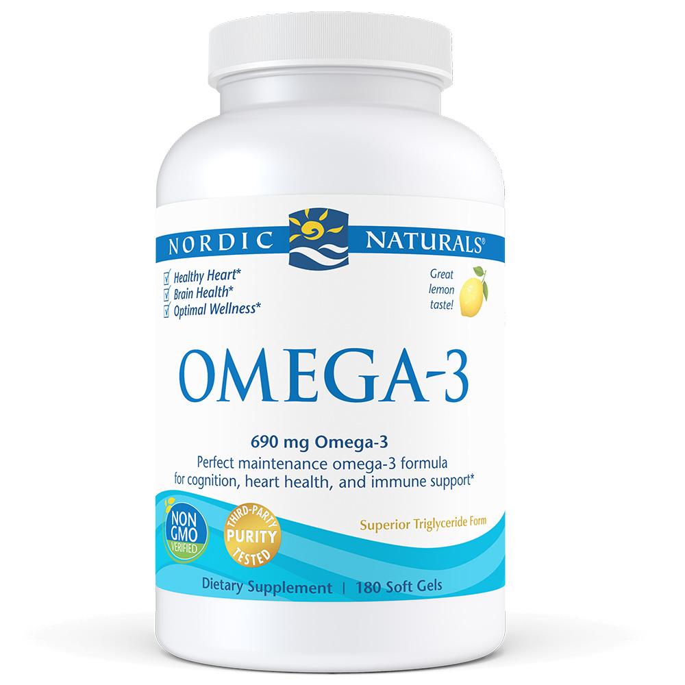 Omega 3 Lemon 180 Gels