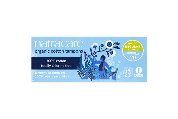 Tampons Regular 100% Cotton 20 Pack