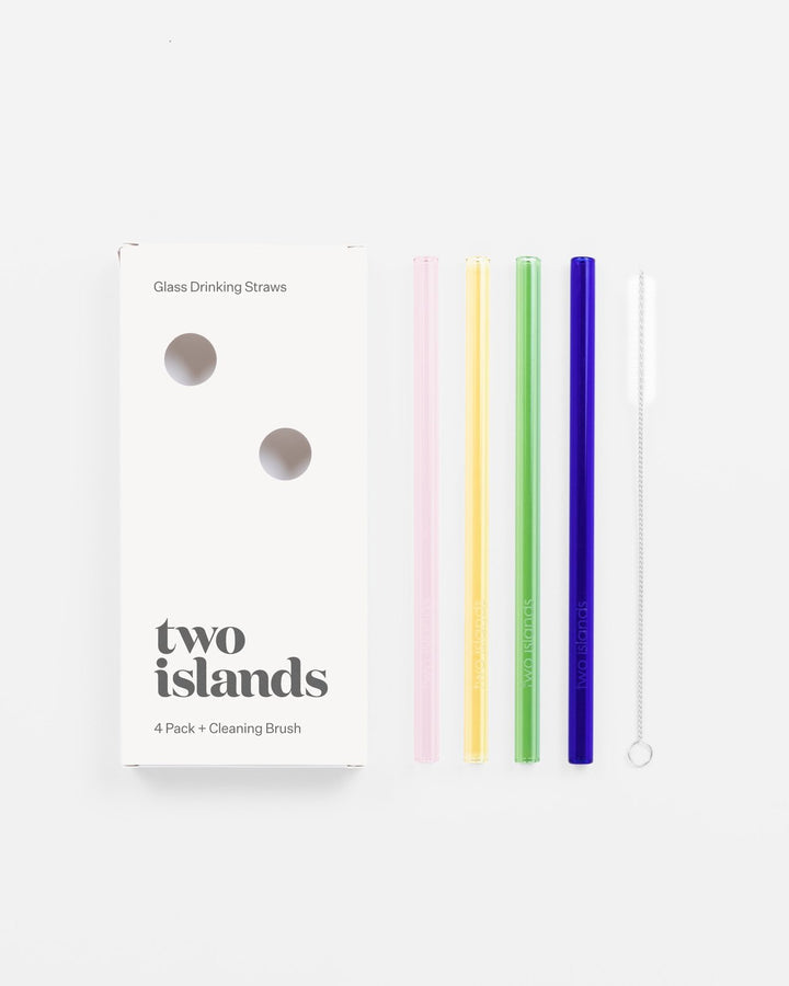 Glass Drinking Straws 4 Pack