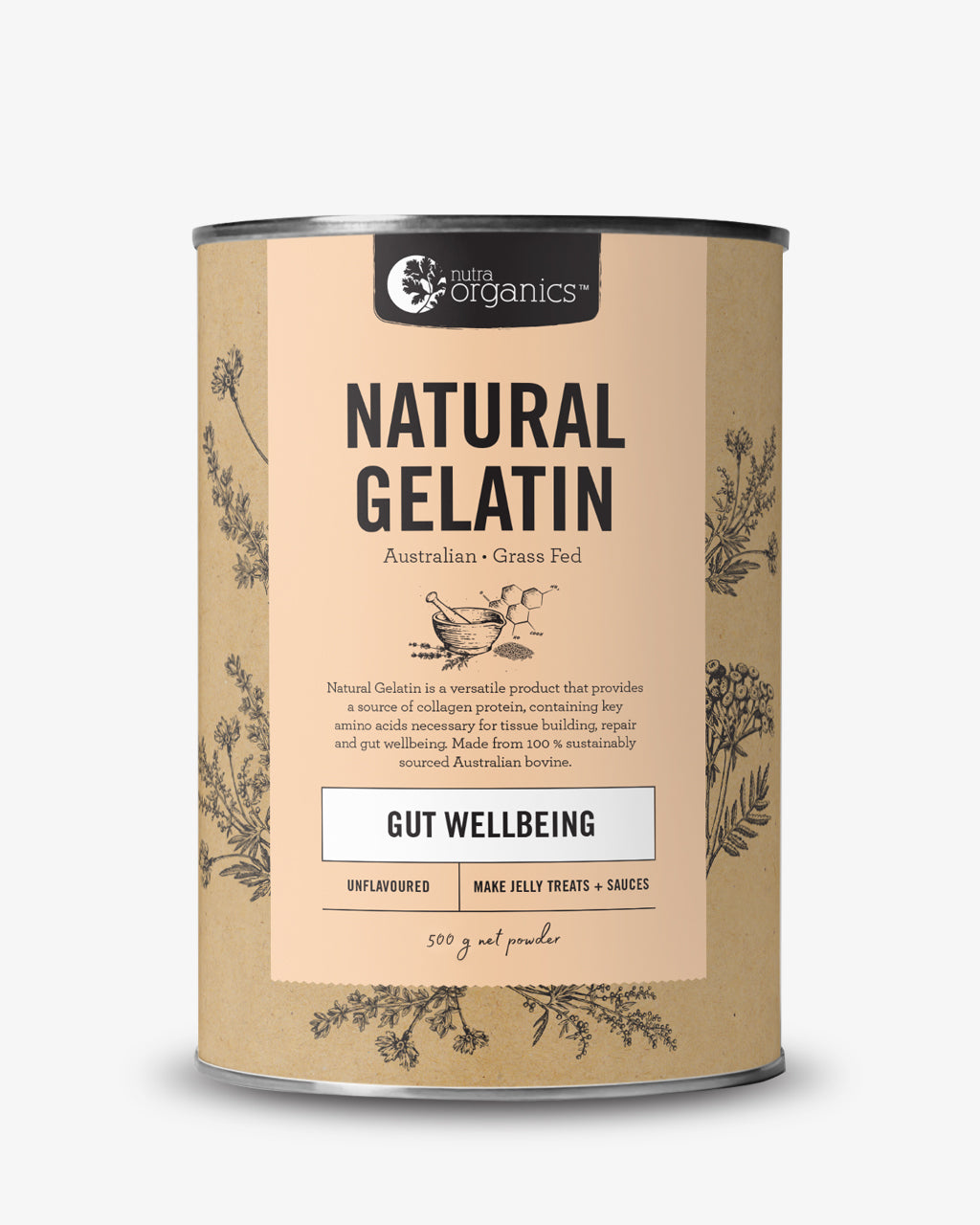 Gelatin Natural 500G