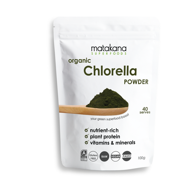 Chlorella Powder 100g Plum Organics Papamoa