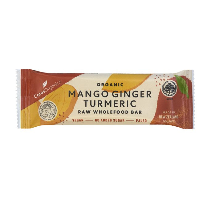 Raw Bar Mango Ginger Turmeric 50G