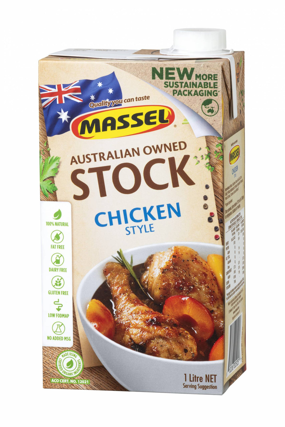 Chicken Stock Liquid 1Lt (BB 23/6/23)