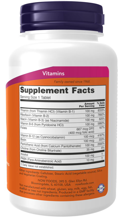 Vitamin B-100 Sustained Release 100 Tablets