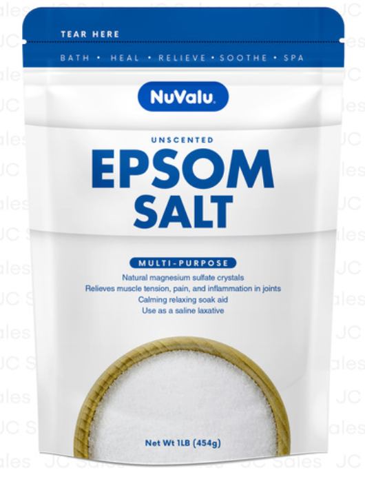 NuValu Epsom Salts Original 454g
