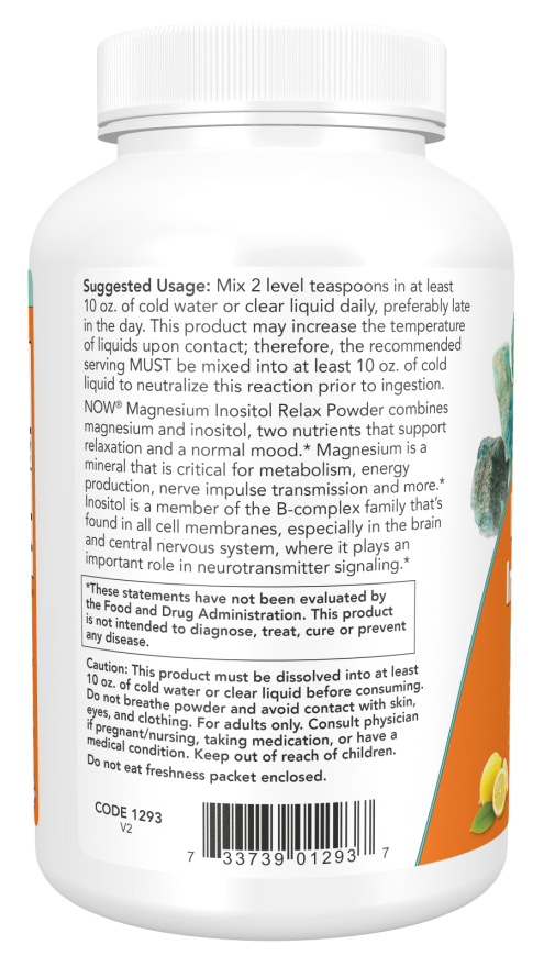 Magnesium Inositol Relax Powder 454g