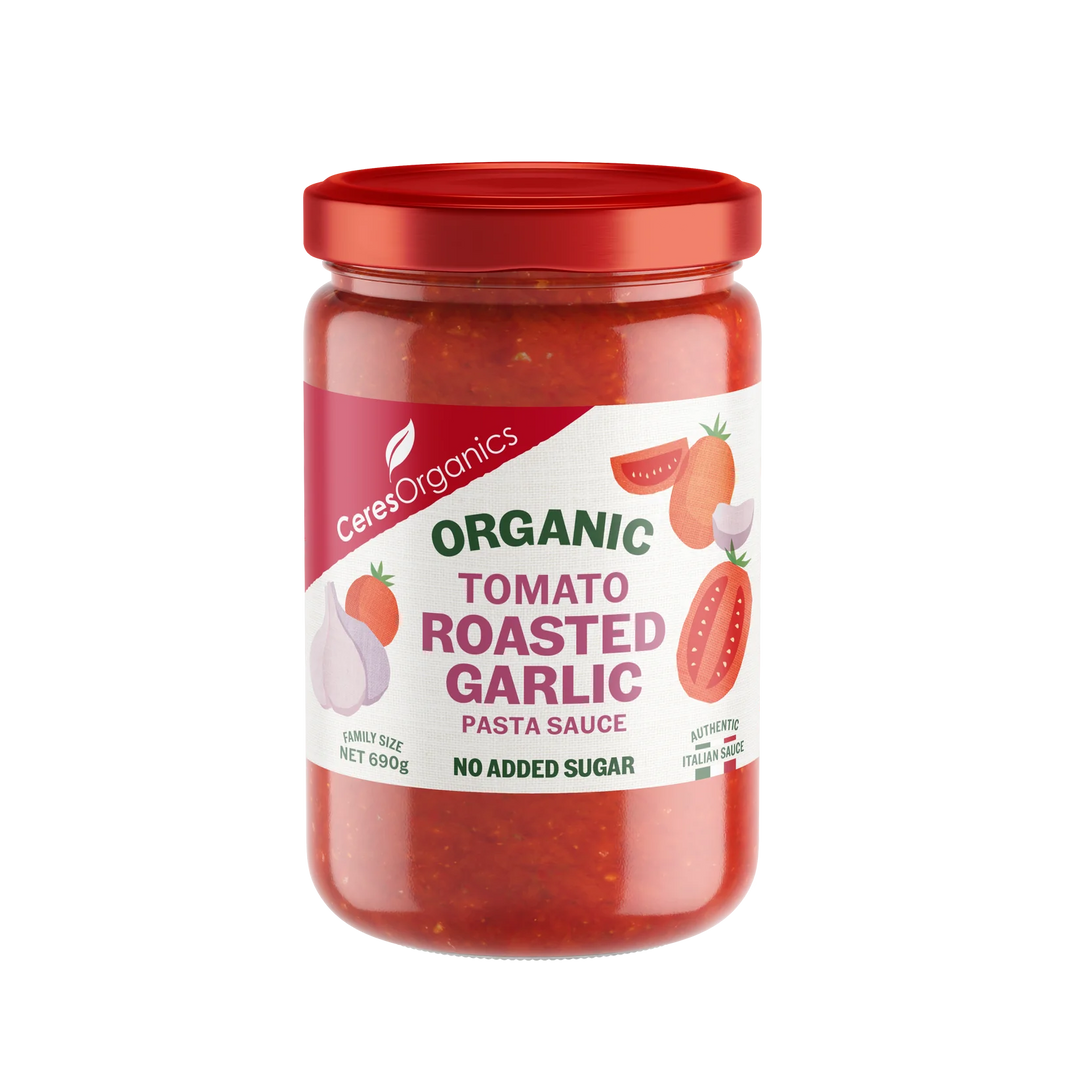 Ceres Pasta Sauce Tomato Rosted Garlic 690g