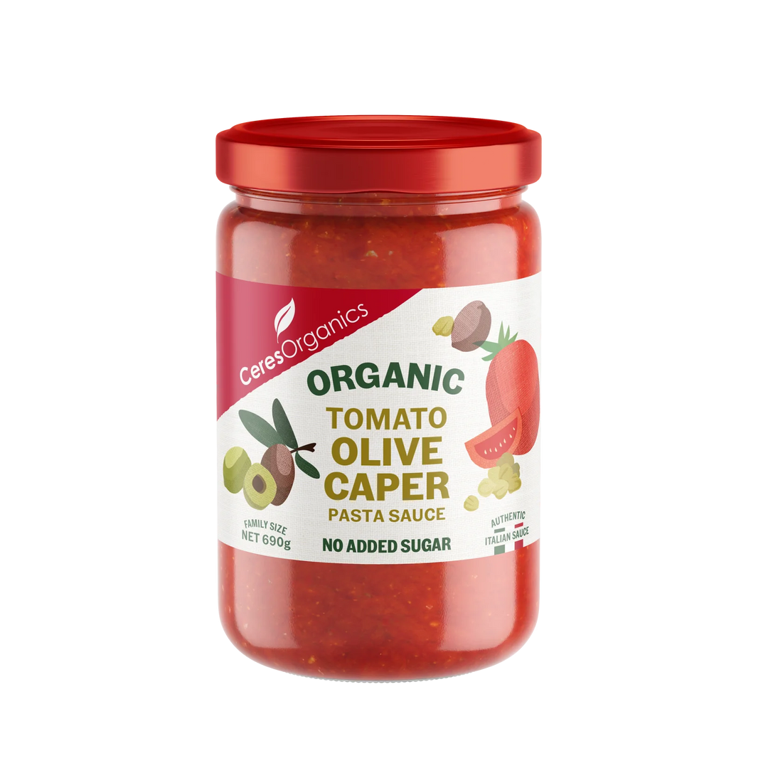 Ceres Pasta Sauce Tomato olive Caper 690g