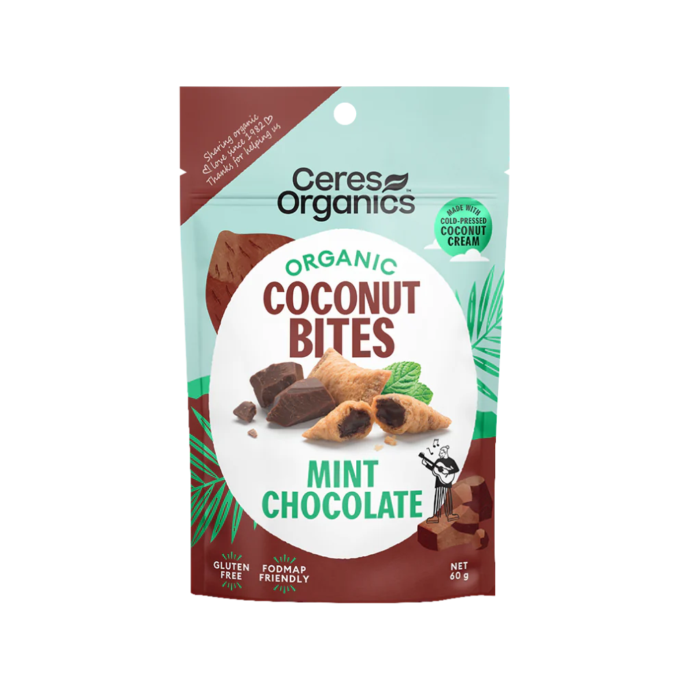 Coconut Wafer Bites Mint Choc 60g