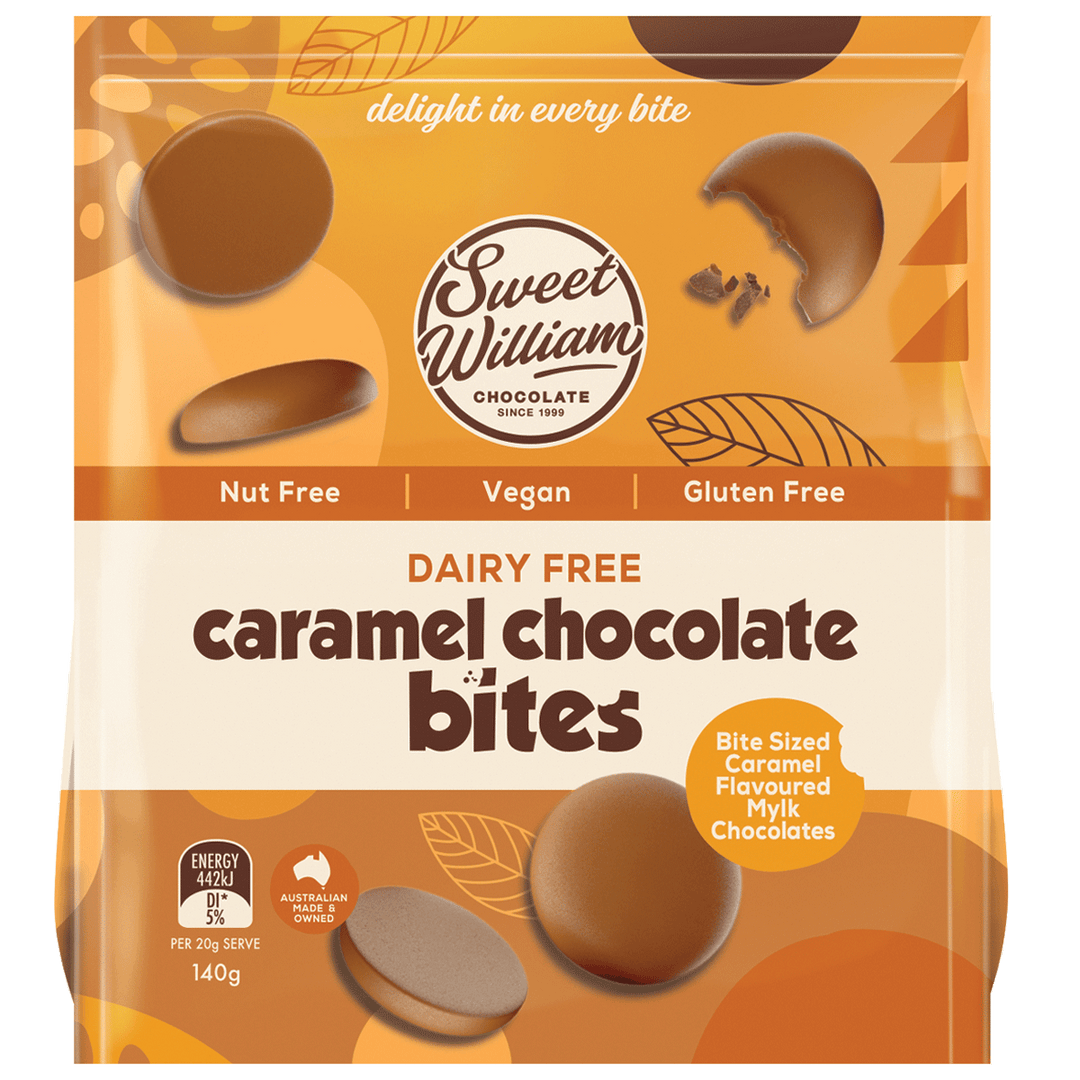 Caramel Choc Bites 140g DF