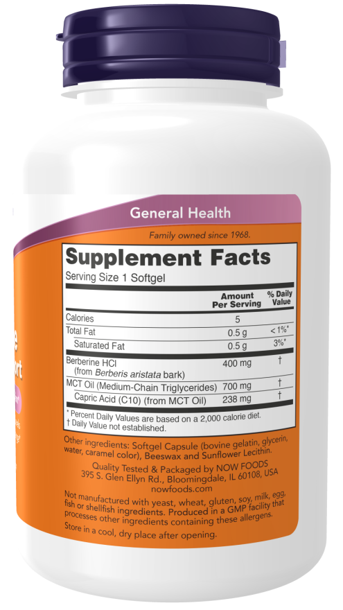 NOW Berberine Glucose Support 90sg