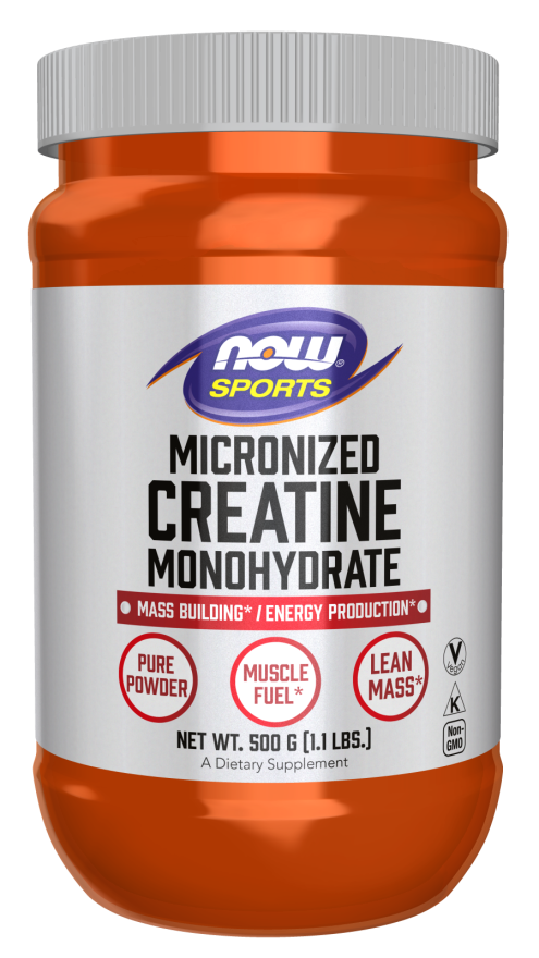 NOW Creatine Monohydrate Micronized Powder 500g