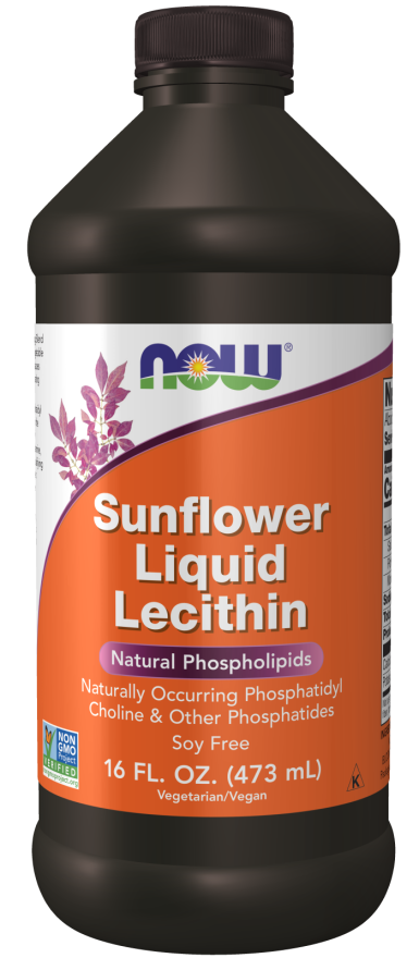 NOW Sunflower Liquid Lecithin 473ml