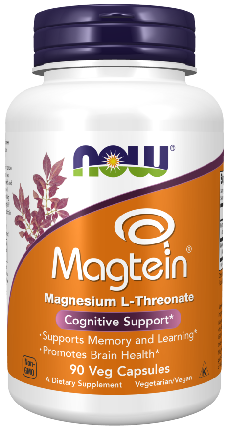 NOW Magtein 90 Veggie Capsules