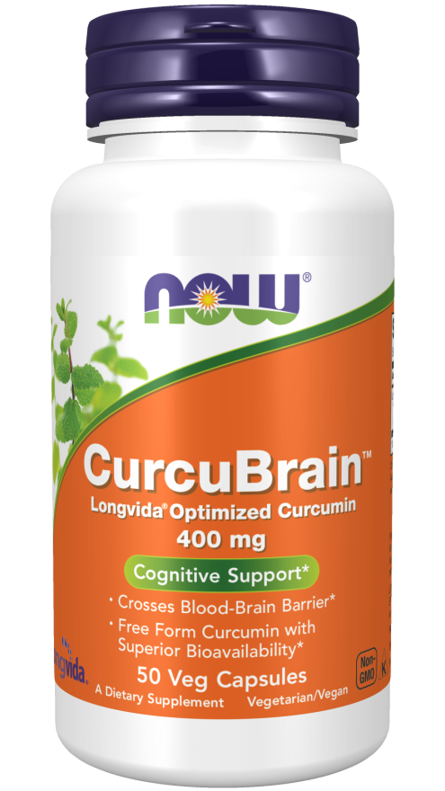 NOW CurcuBrain LONGVIDA 400mg 50vc