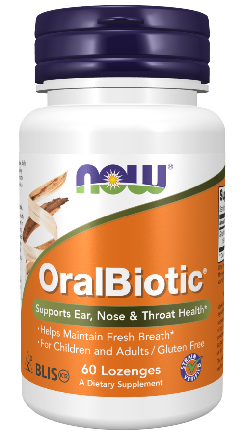 NOW OralBiotic 60 Lozenges