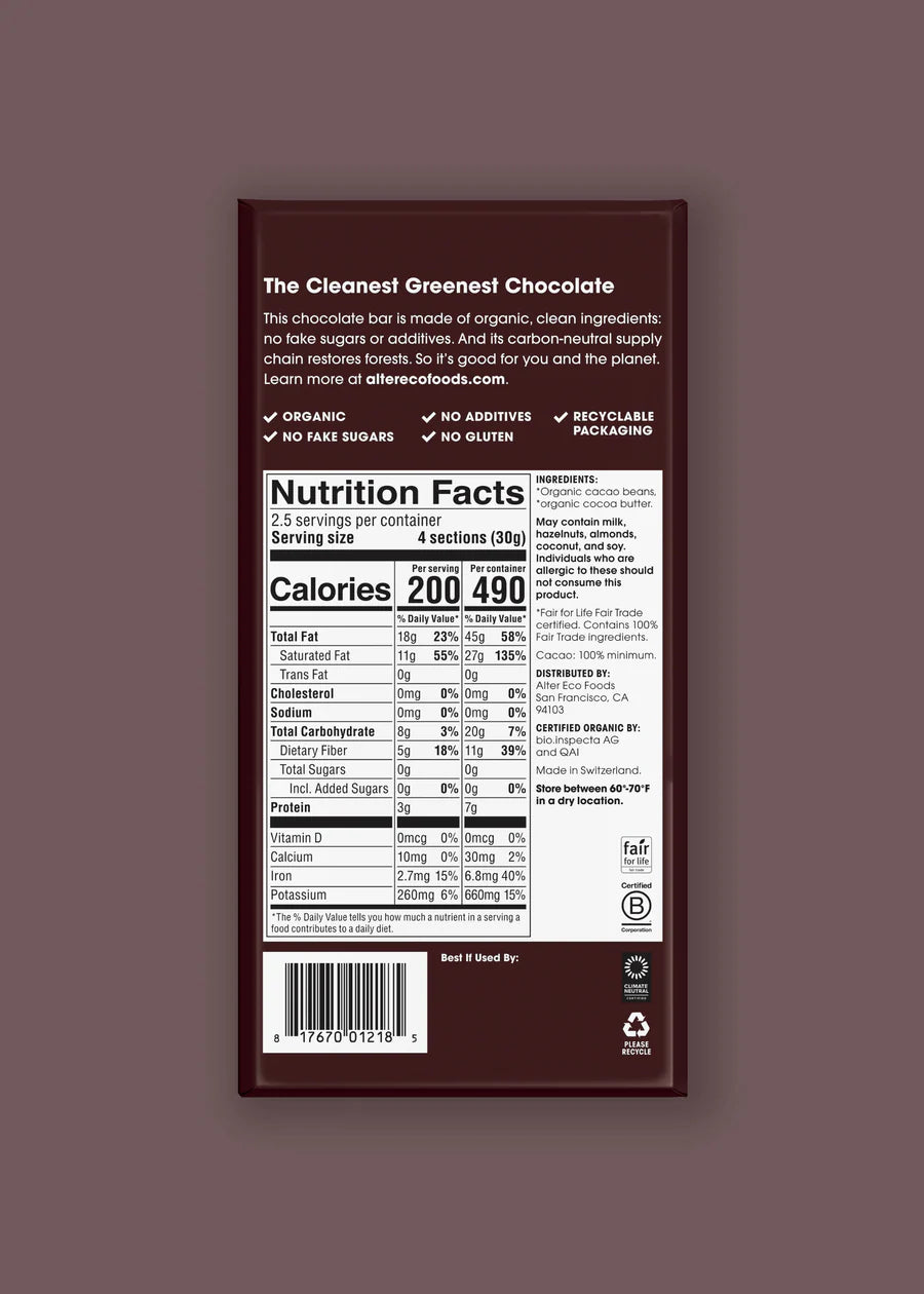 Alter Eco Total Blackout 100% 75g