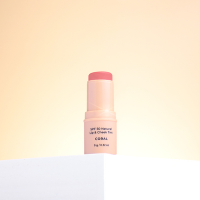 Avocado Zinc SPF50 Natural Lip & Cheek Tint (Coral)