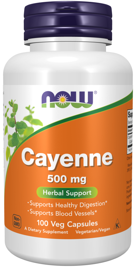 NOW Cayenne 500mg 100vcaps