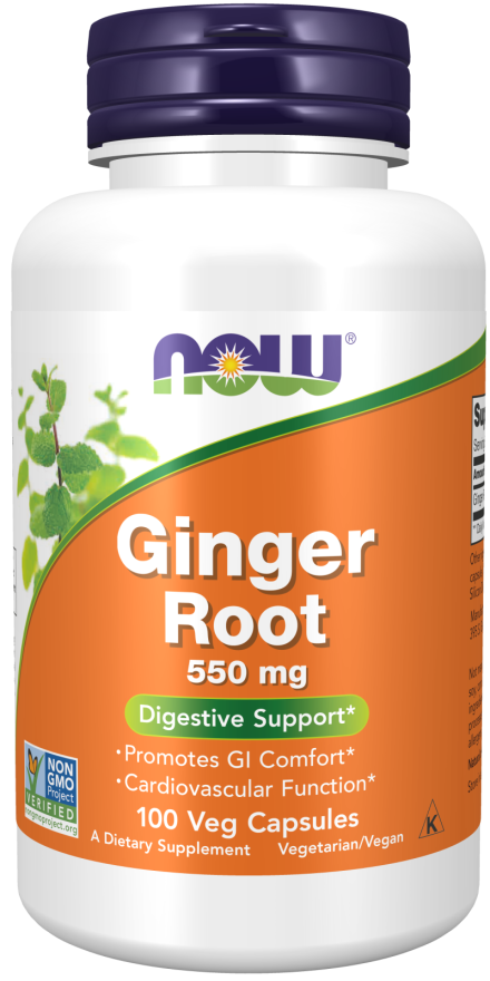 NOW Ginger Root 550mg 100vc