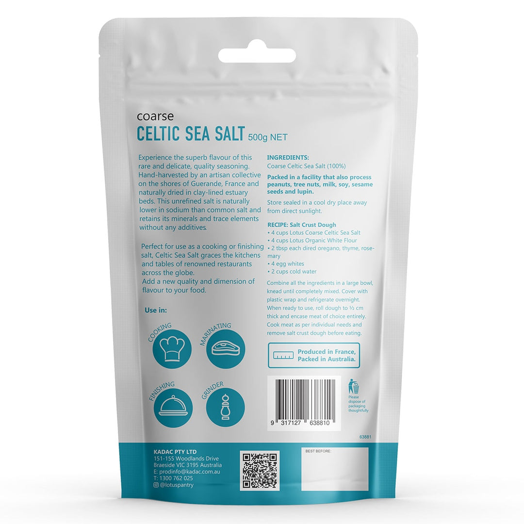 Lotus Sea Salt Celtic Coarse 500G