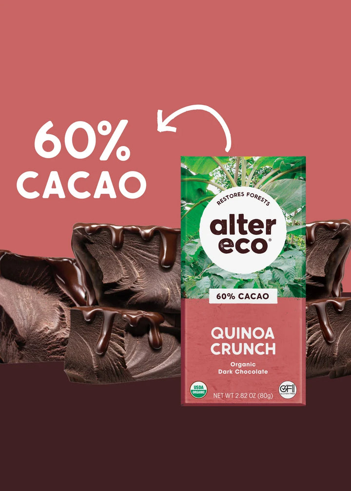 Alter Eco Quinoa Crunch 60% 80g
