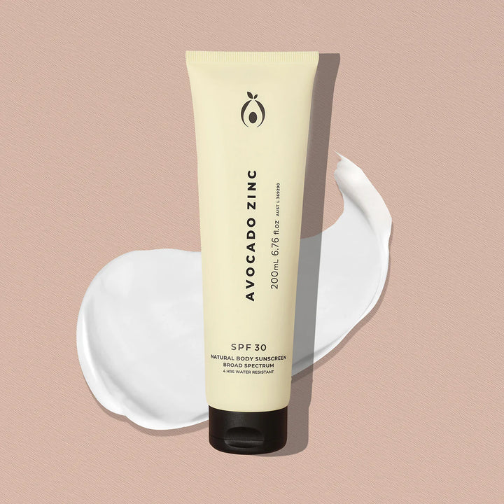 Avocado Zinc SPF30 Natural Body Sunscreen